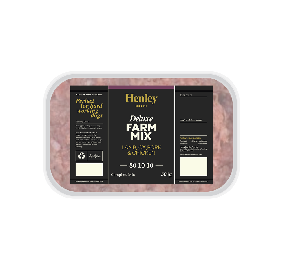 Deluxe Farm Mix 80/10/10 500g