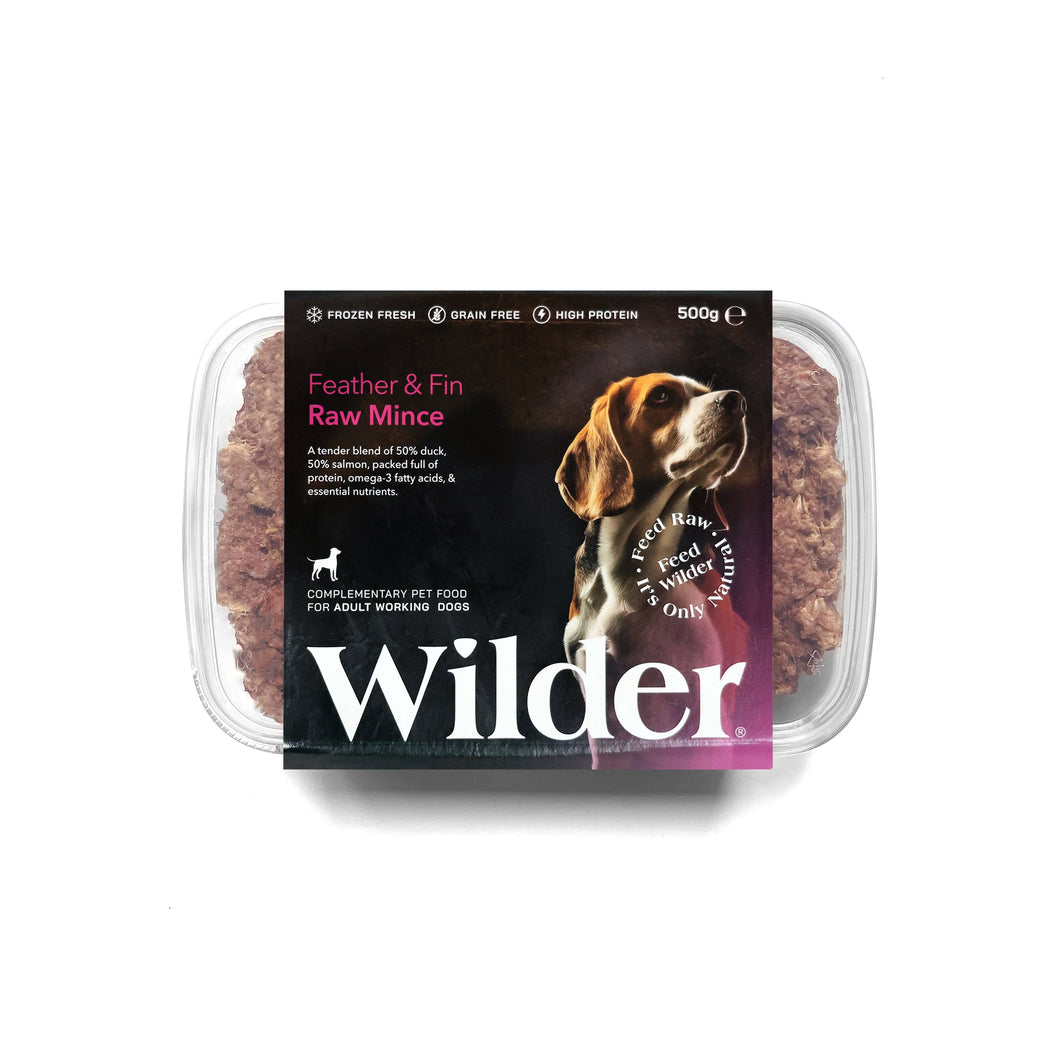 Wilder Feather and Fin Raw Mince 1kg