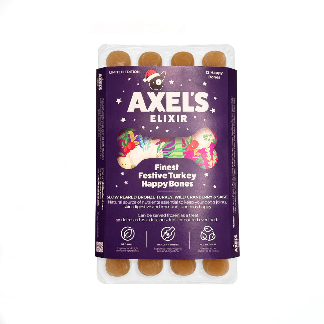 Axels Elixir Festive Turkey Happy Bones (FROZEN)