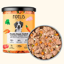 Load image into Gallery viewer, Chicken with Sweet Potato, Carrot and Apple 400g
