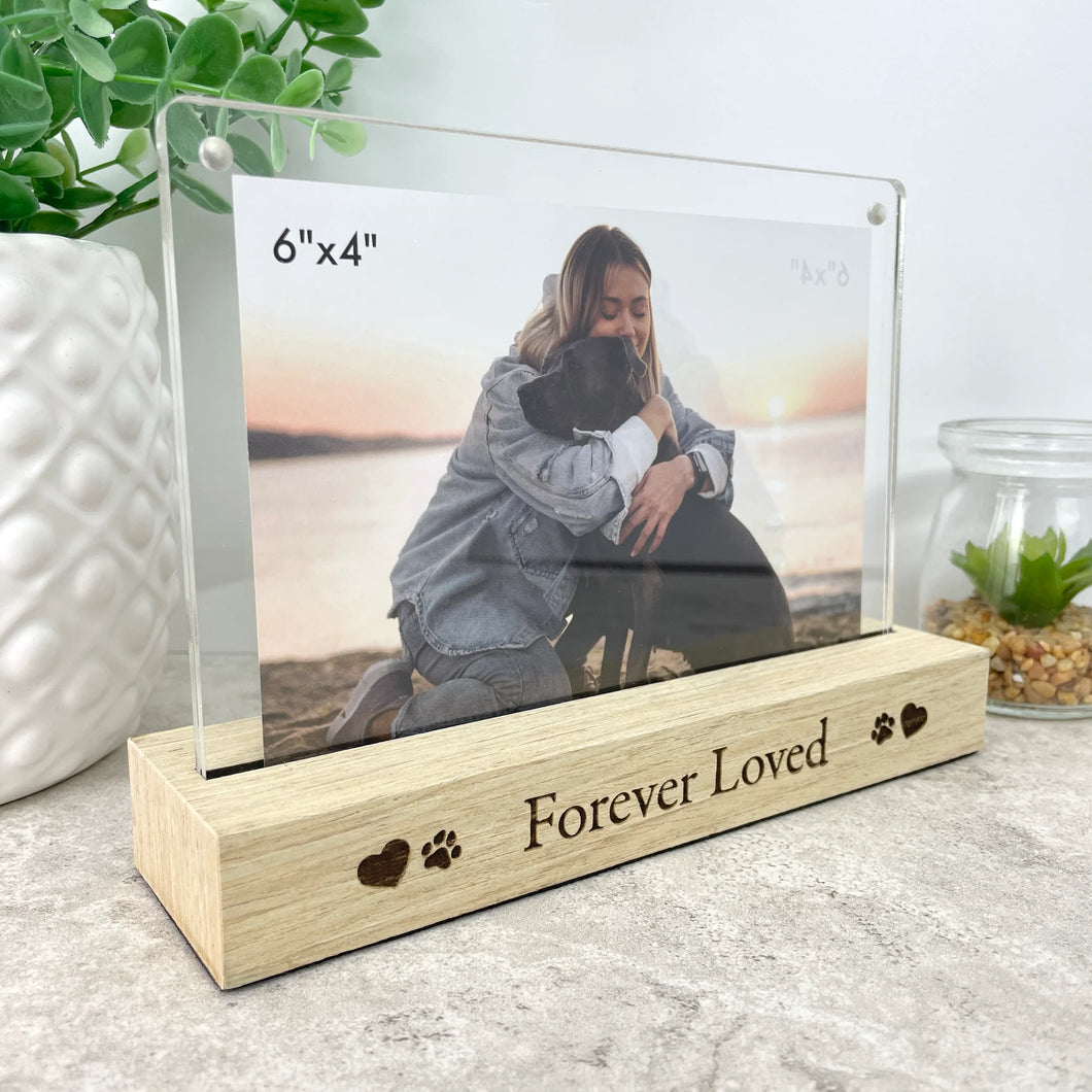 Forever Loved Pet Photo Frame