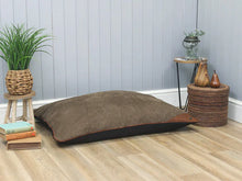 Load image into Gallery viewer, Holbury Orthopaedic Pillow Pet Bed - Espresso, Large
