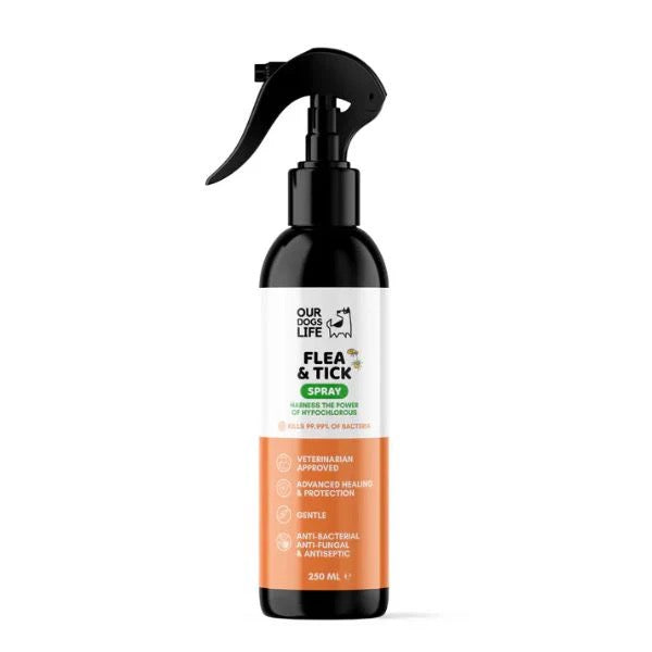 Our Dogs Life - Flea & Tick Treatment Spray for Dogs 250ml - REDUCED BBD MAY 26