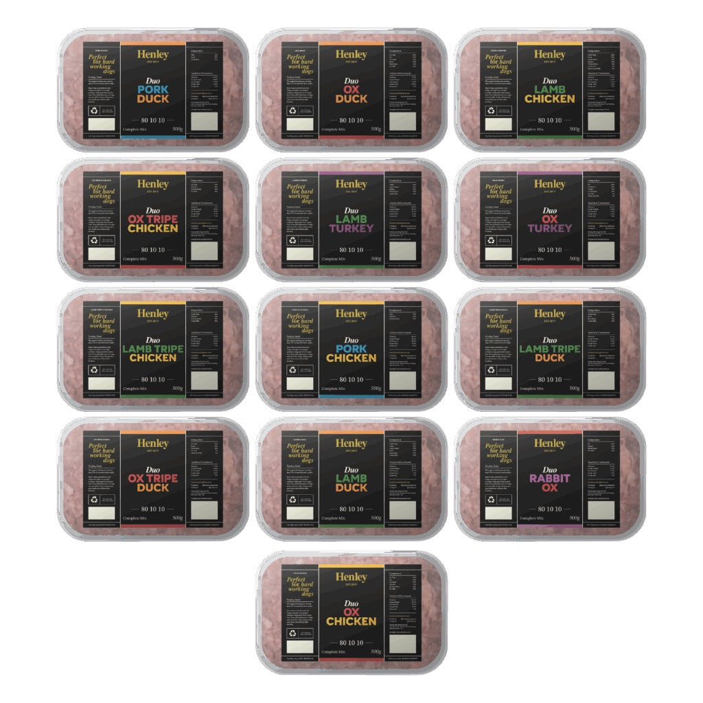 Henley Duo Mixed Box 10kg (20 x 500g)