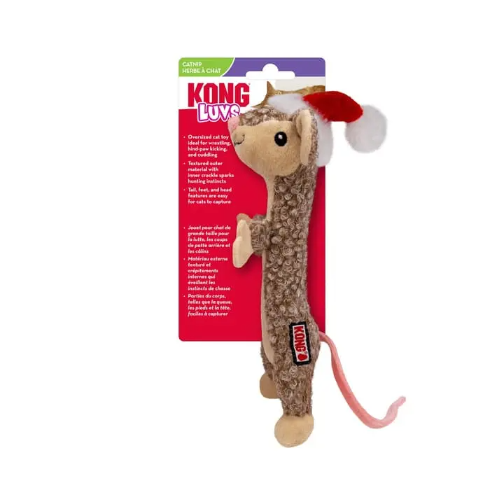 KONG Holiday Cat Luvs Mouse