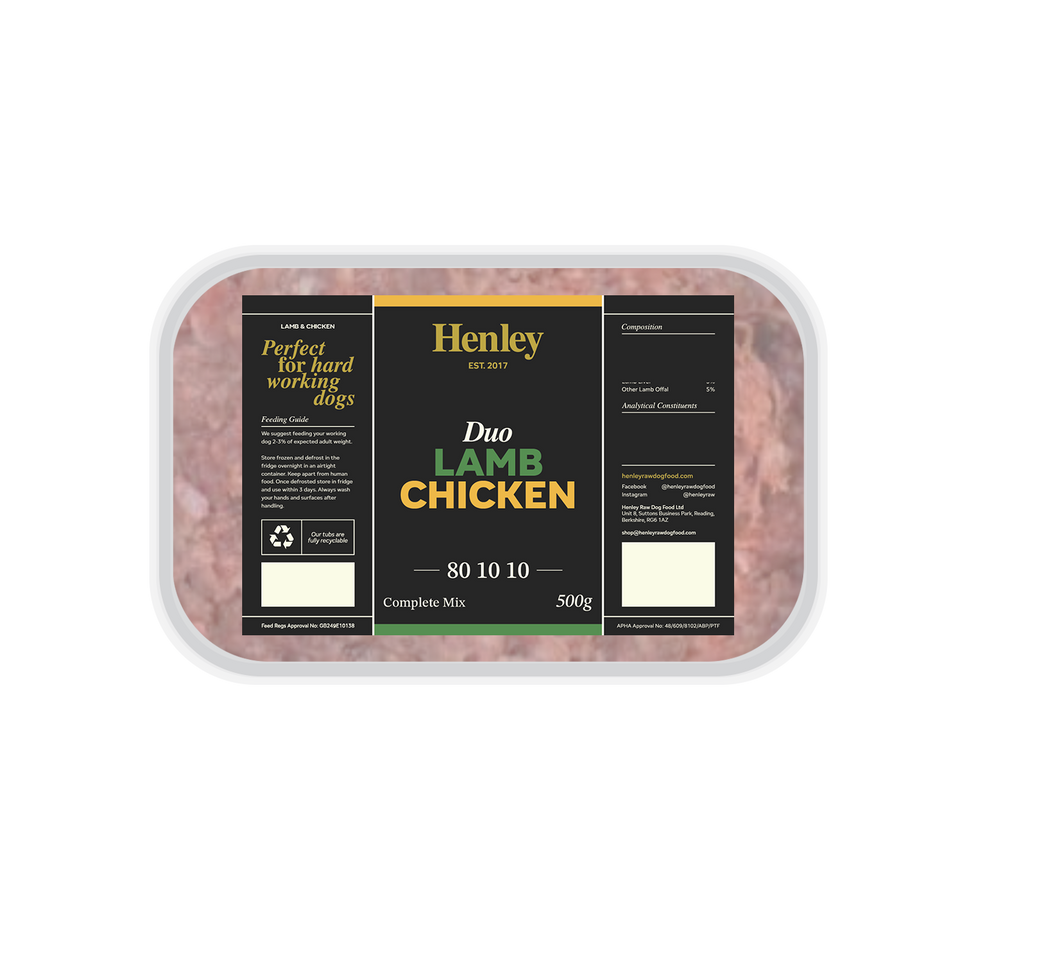 Duo Lamb & Chicken 80/10/10 500g