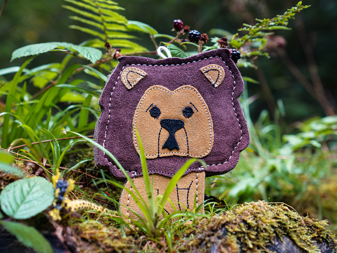 Howard the Lion shaped Tough Eco Dog Toy