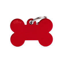 Load image into Gallery viewer, Basic Big Aluminum Red Bone ID Tag

