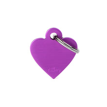 Load image into Gallery viewer, Basic Small Aluminum Purple Heart ID Tag
