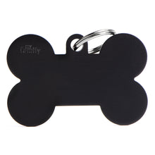 Load image into Gallery viewer, Basic XL Aluminum Black Bone ID Tag
