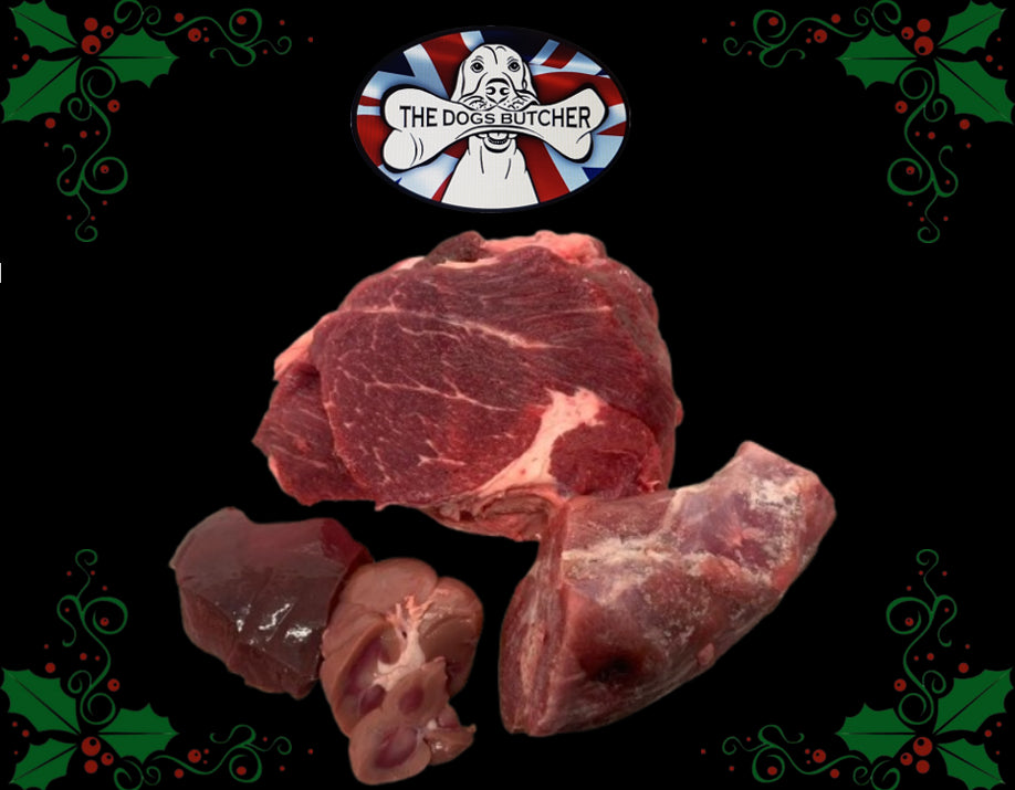 TDB MERRY CHUNK-MAS! SPRINGWATER FARM BEEF AND TURKEY 80-10-10 1KG