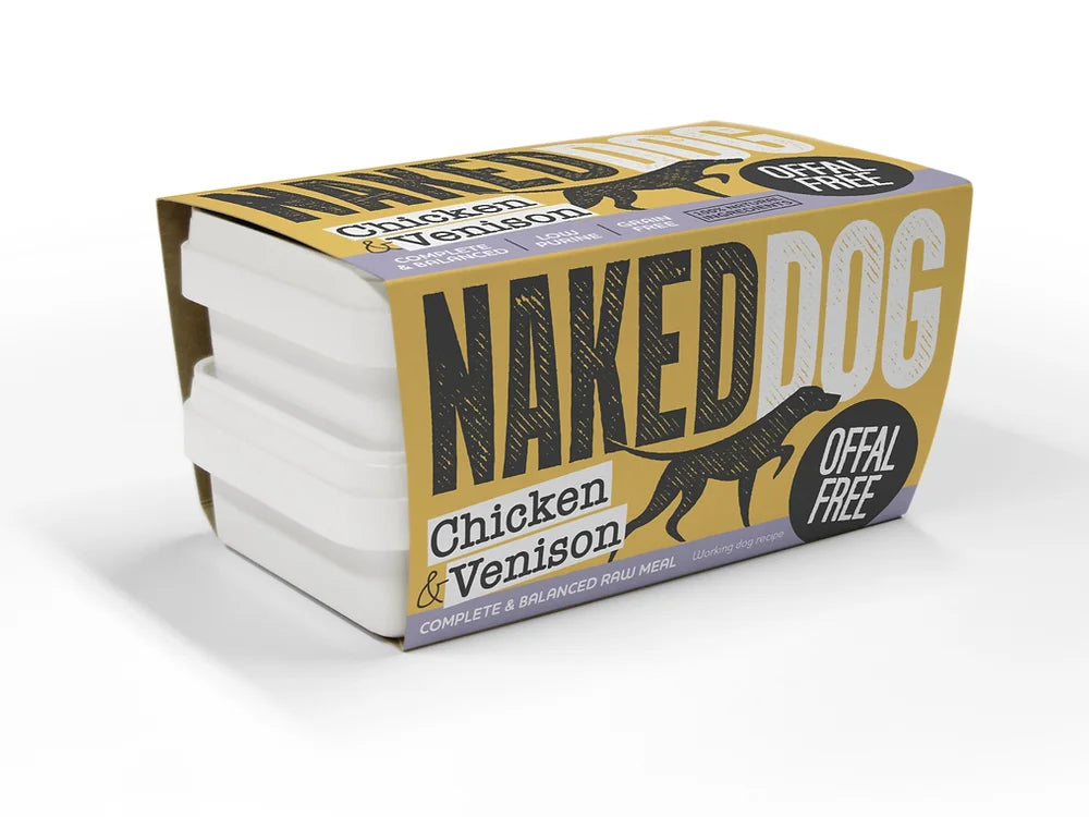 Naked Dog Chicken & Venison (Offal Free) 2x500g