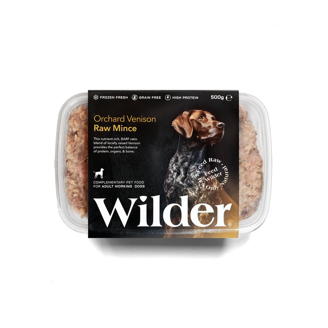 Wilder Orchard Venison Raw Mince 1kg