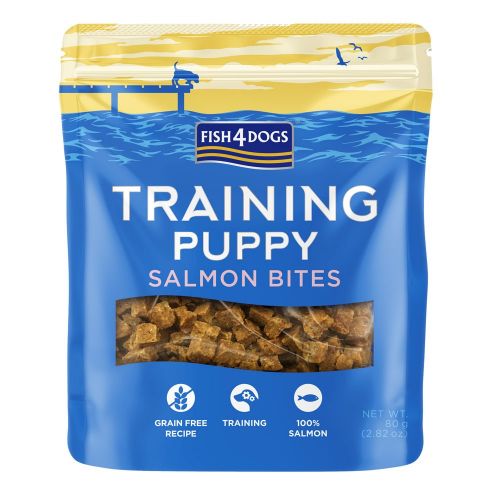 PUPPY SALMON BITES 80g