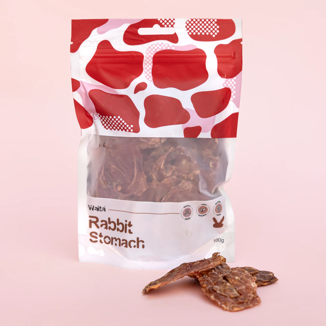 Waita Air Dried Rabbit Stomach 100g – Perfectly Pawsome