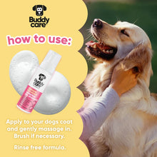 Load image into Gallery viewer, Rhubarb &amp; Custard Waterless Dry Dog Shampoo 200ml
