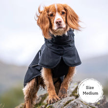 Load image into Gallery viewer, Rain Defender | Reflective Dog Coat | Black

