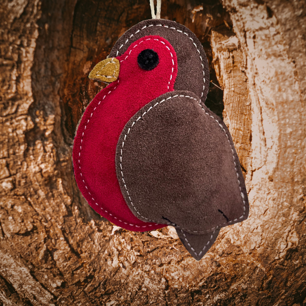 Rodney the Robin shaped Eco Dog Toy