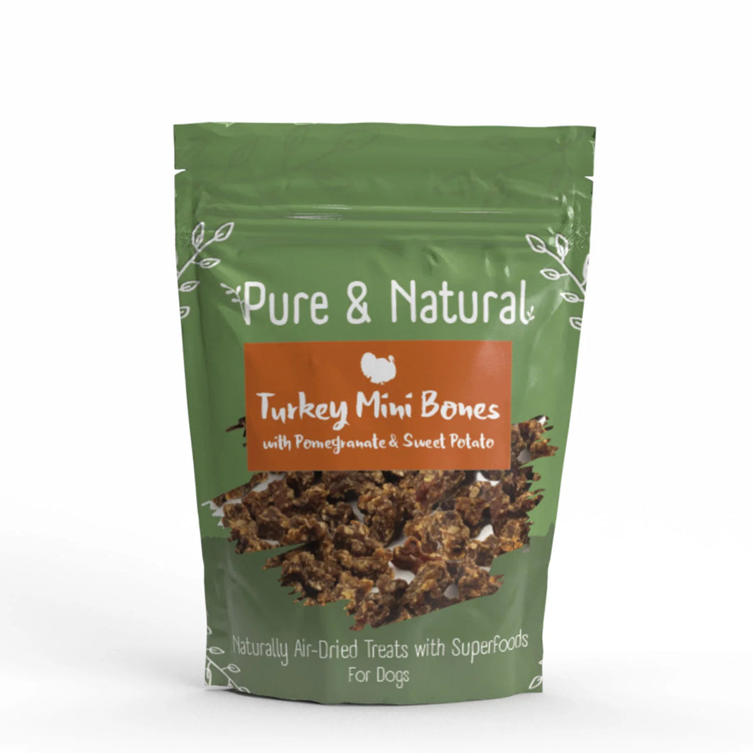 Turkey Mini Bones with Pomegranate & Sweet Potato 100g