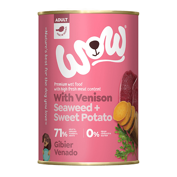 WOW Adult Dog with Venison, Seaweed and Sweet Potato 400g
