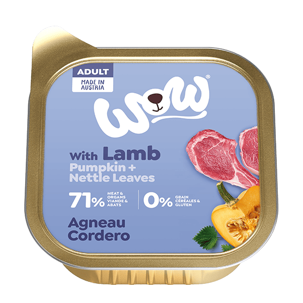 WOW Adult Dog with Lamb, Pumpkin and Nettle Leaves 150g