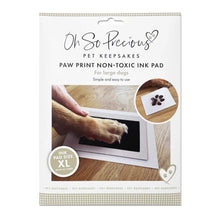 Load image into Gallery viewer, Pet Safe Non-toxic XL Paw Print Ink Pad Kit for Larger Paws
