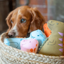 Load image into Gallery viewer, Triceratops Dinosaur Dog Toy
