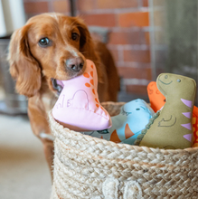 Load image into Gallery viewer, Triceratops Dinosaur Dog Toy
