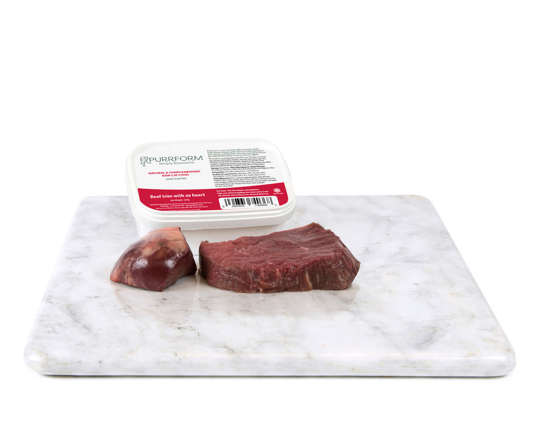 Beef Trim with Ox Heart 250g