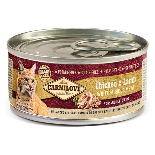 CARNILOVE Chicken & Lamb Wet Cat Food 100g