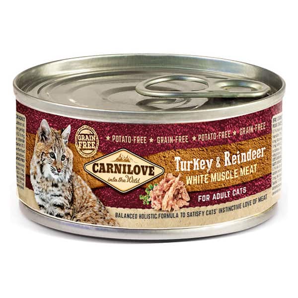 CARNILOVE Turkey & Reindeer Wet Cat Food 100g