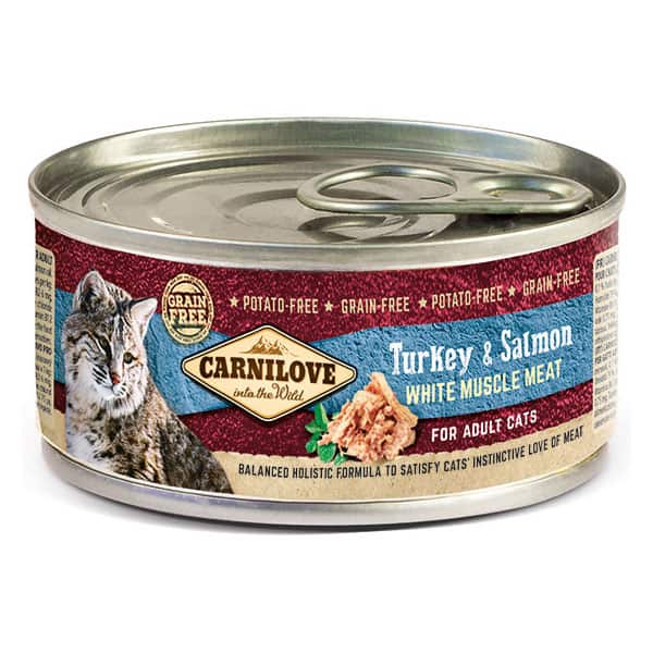 CARNILOVE Turkey & Salmon Wet Cat Food 100g