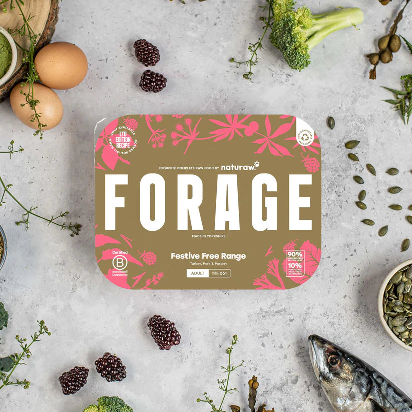 NATURAW FORAGE: FESTIVE FREE RANGE (500G)