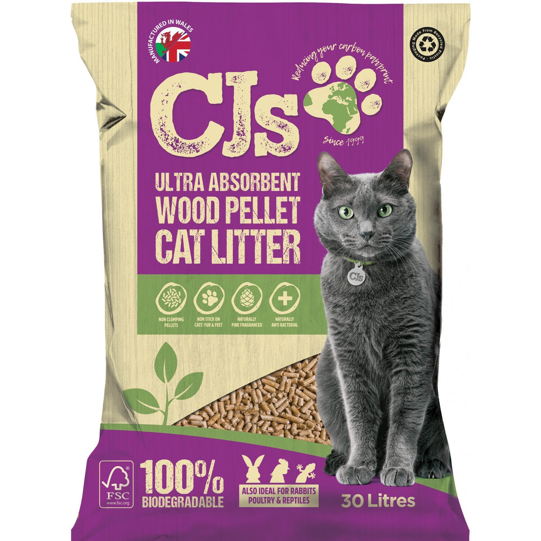 CJs 30L Wood Cat Litter