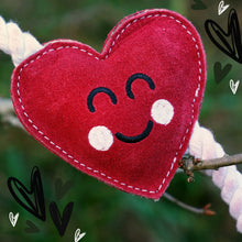 Load image into Gallery viewer, Heart shaped Eco Dog Toy (Heart strings)
