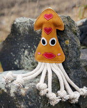 Load image into Gallery viewer, Karen the Squid Shaped Eco Dog Toy
