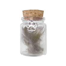 Load image into Gallery viewer, Pet Fur, Hair &amp; Ashes Keepsake Bottle
