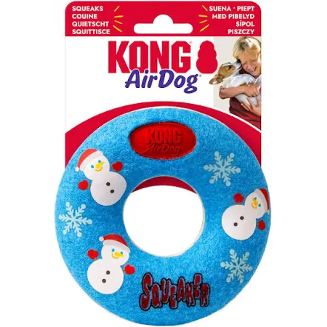 KONG Holiday Dog Toys – AirDog Donut – Medium