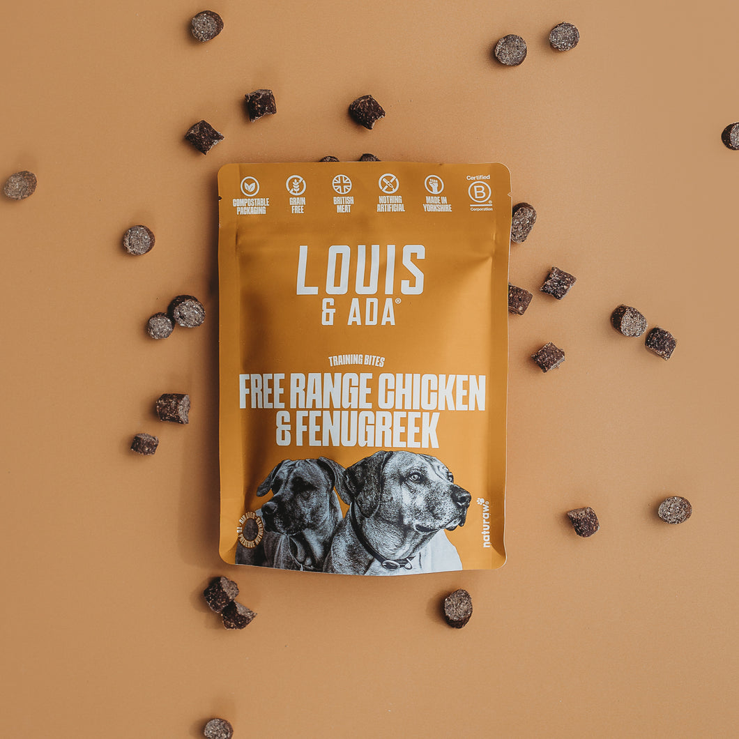 FREE RANGE CHICKEN & FENUGREEK TREATS 70g