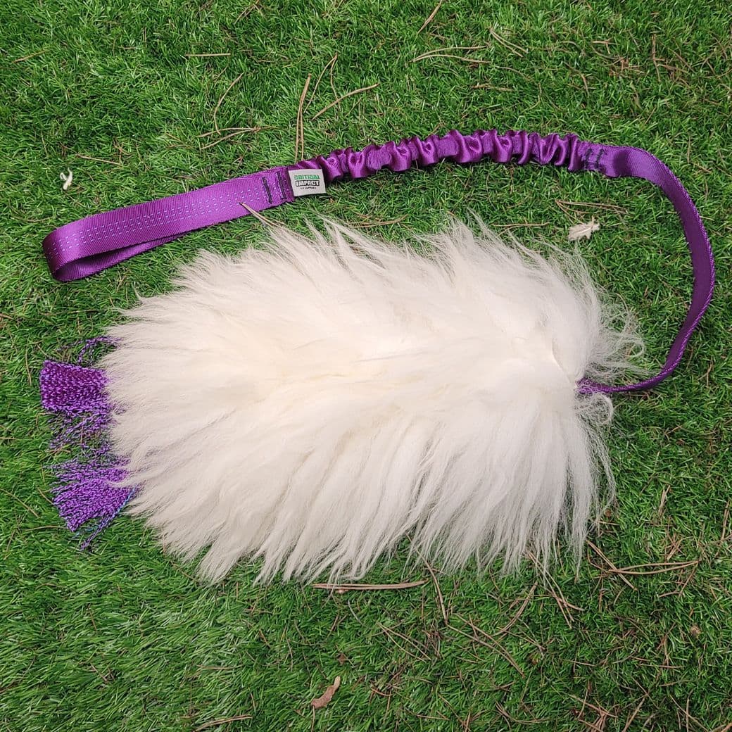 MINI EWE SHEEPSKIN CHASER TUG
