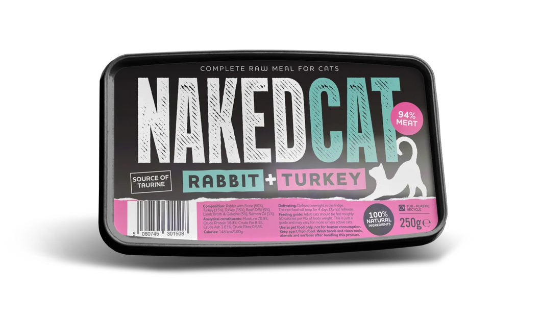 Naked Cat – Rabbit & Turkey Complete 250g