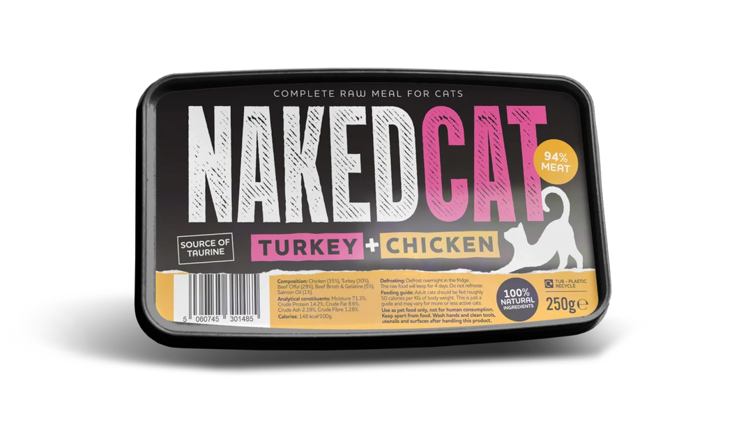 Naked Cat – Turkey & Chicken Complete 250g