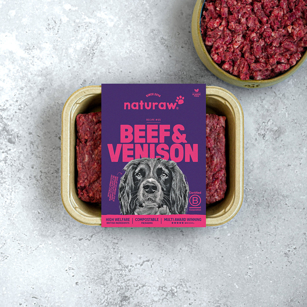 NATURAW BEEF & VENISON (500G)