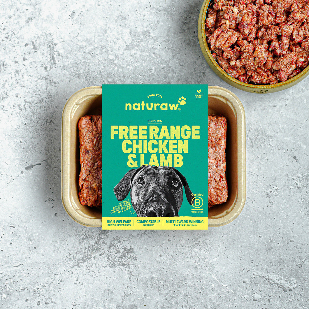 NATURAW FREE RANGE CHICKEN & LAMB (500G)