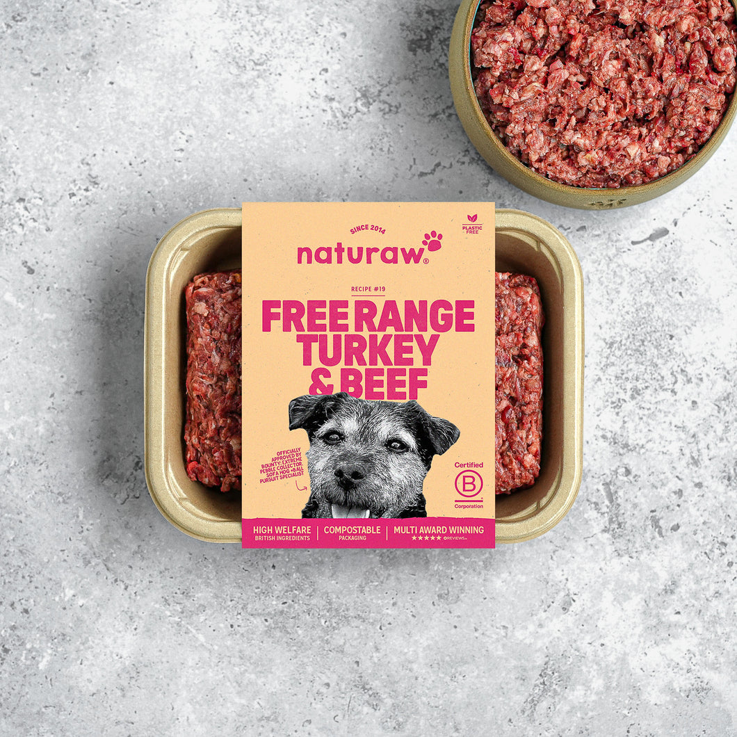 NATURAW FREE RANGE TURKEY & BEEF (500G)