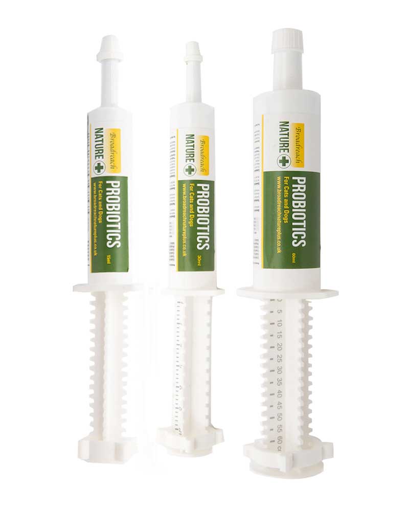 Advanced Probiotics for Dogs, Cats, Puppies and Kittens – 30ml calibrated syringe