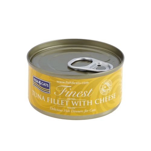 FINEST FISH4CATS TUNA FILLET WITH CHEESE 70g