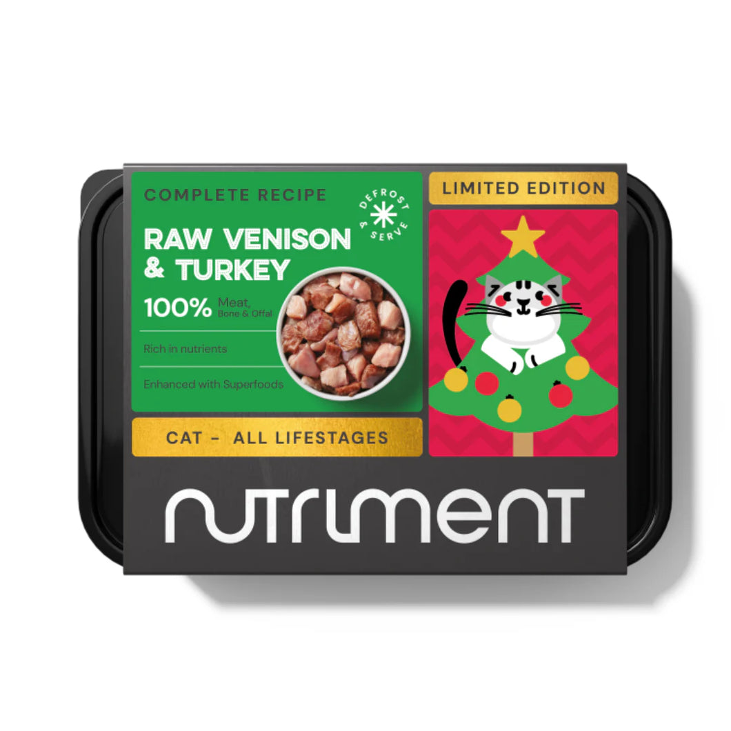 Cat Raw Venison & Turkey 500g - Christmas Limited Edition