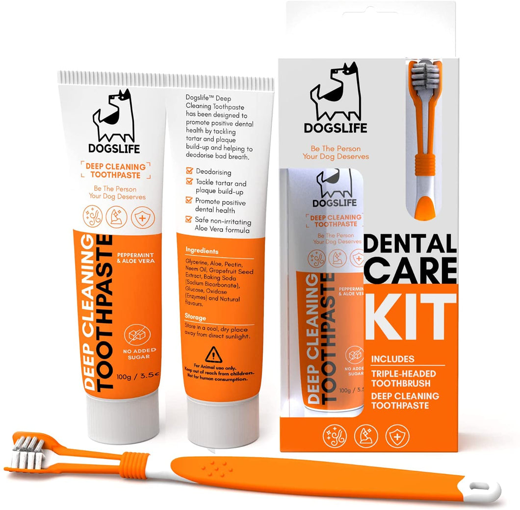 Dogslife Dental Care Kit Toothpaste & Toothbrush
