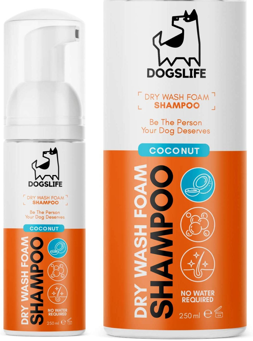 Dogslife Dry Wash Coconut Shampoo 200ml